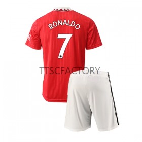 Fußballtrikots Manchester United Cristiano Ronaldo 7 Kinder 2022-2023 Kurzarm Heimtrikotsatz kaufen